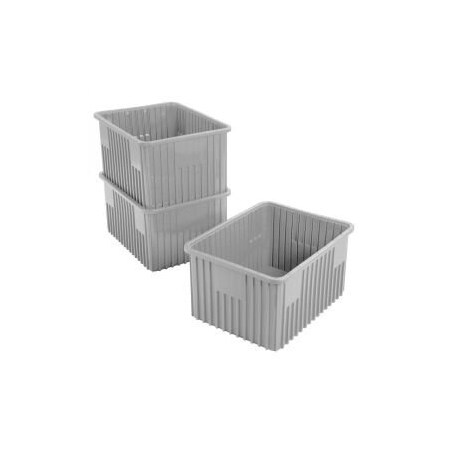 Quantum Storage Systems Divider Box, Gray, 3 PK DG93120GY